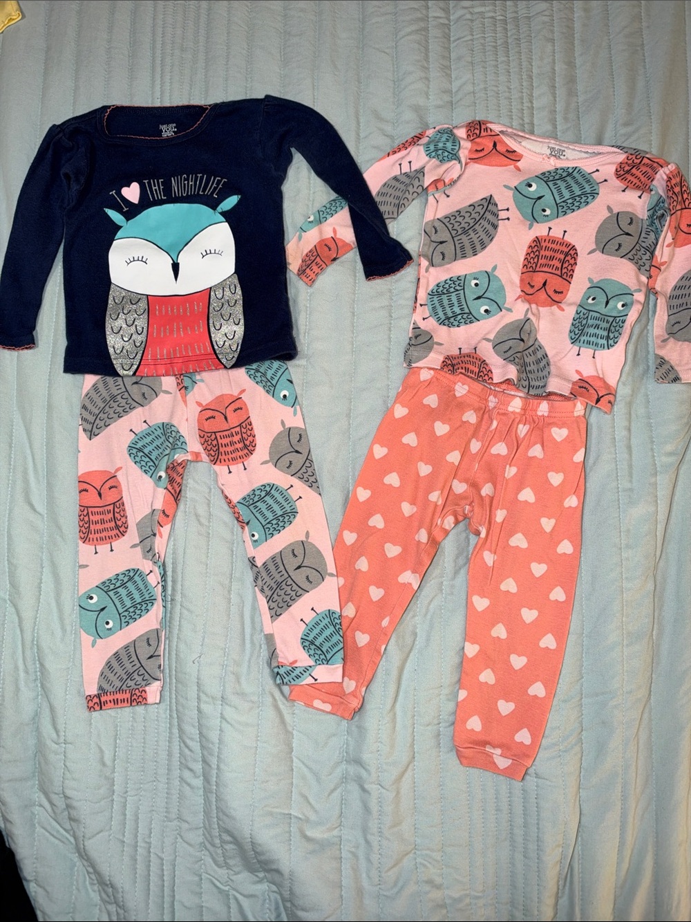 Owl 4 Piece Mix and Match Pajama Set